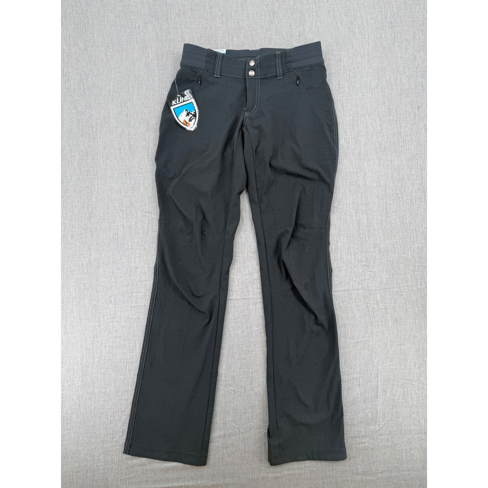 Kuhl Strattus Hiking Pants Women 0 Black Air Permeable Stretch Technical Outdoor